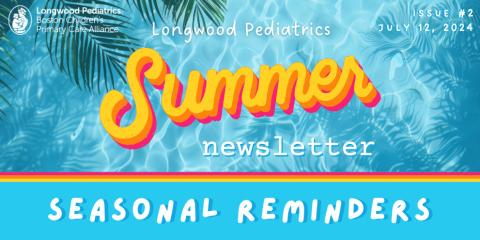 graphic for a summer newsletter